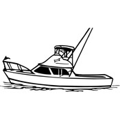 Boat Name Right Chest - Embroidered onto your garment 